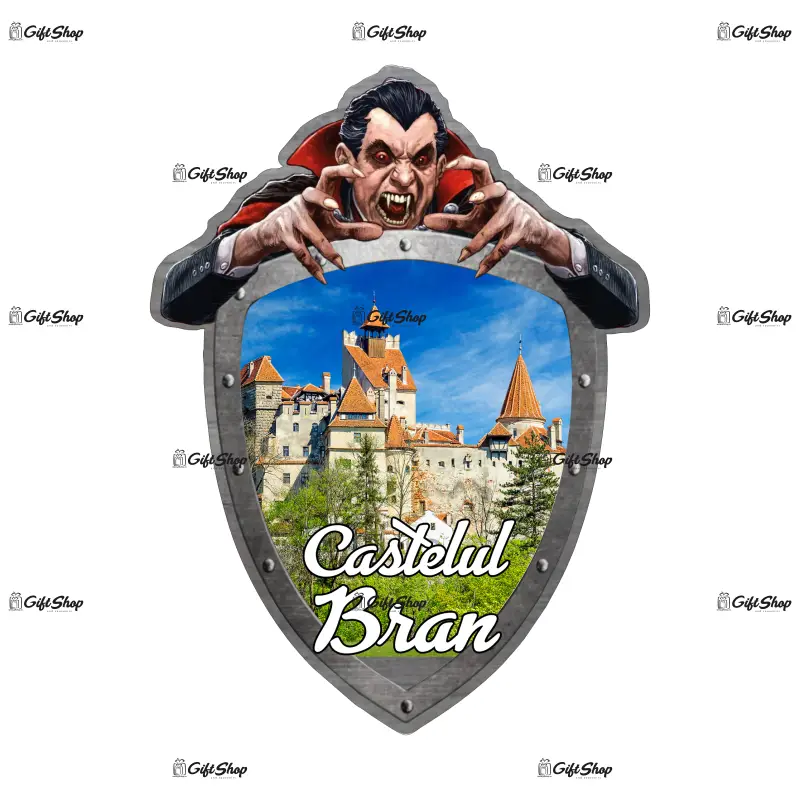 Castelul bran, dracula, romania, magnet frigider mgs136
